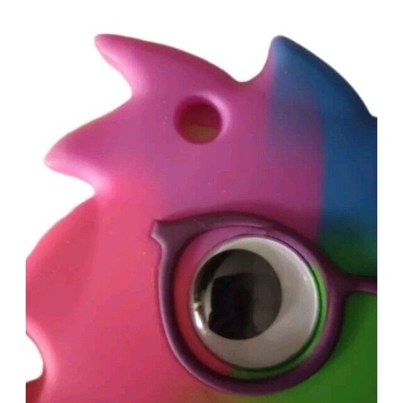 Claires iPad Mini Silicone Rainbow Monster Case Compatible w/iPad Mini 4 - Picture 4 of 4